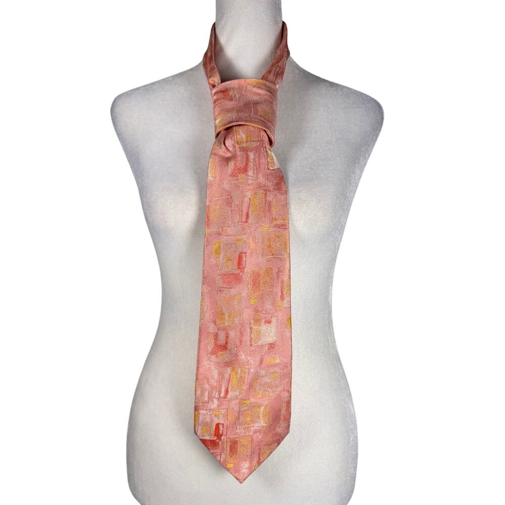 Vintage ‘04 J. Garcia In the Park Anniversary Collection 100% Silk Pink Necktie